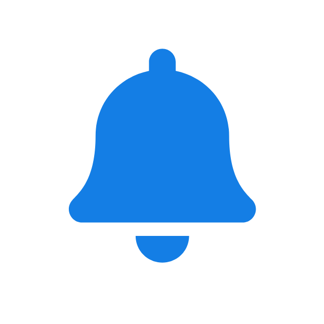 Logo de una campana que se mueve de lado a lado