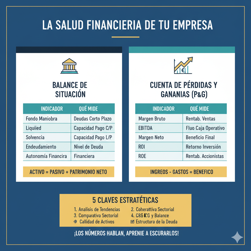 Cómo interpretar un Balance y Pérdidas y Ganancias