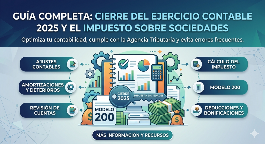 Cierre del ejercio y del Impuesto sobre Sociedades