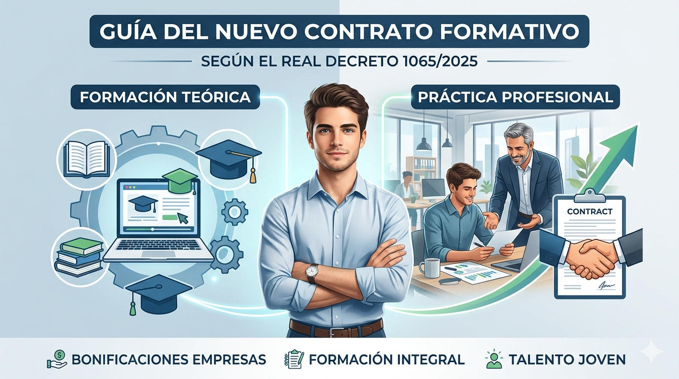 Guía Completa del Nuevo Contrato Formativo según el Real Decreto 1065/2025