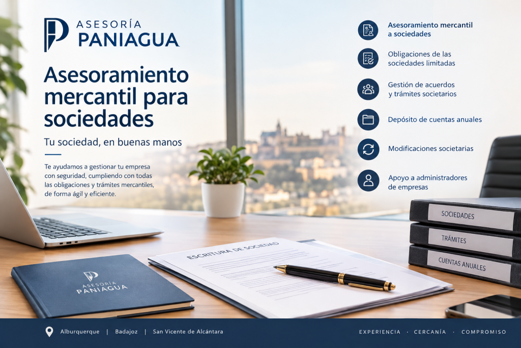 Asesoría mercantil para sociedades